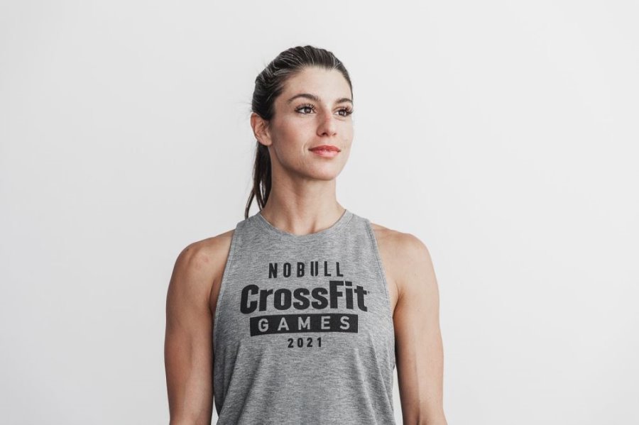 Camisetas Regata Nobull Baratos - Crossfit Games® 2021 High-neck Tank  Mulher Cinzentas